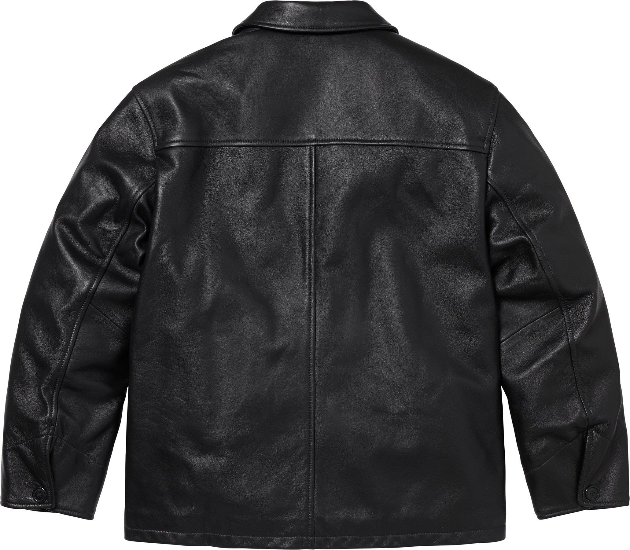 Supreme®/Schott® Leather Car Coat view 3